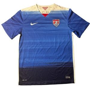 USMNT Soccer 2015 Nike Dri-Fit Jersey Mens Med US National Team USA World Cup